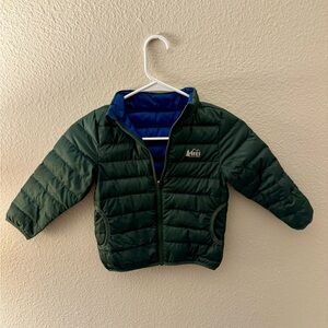 EUC REI Toddler Reversible Puffer Coat